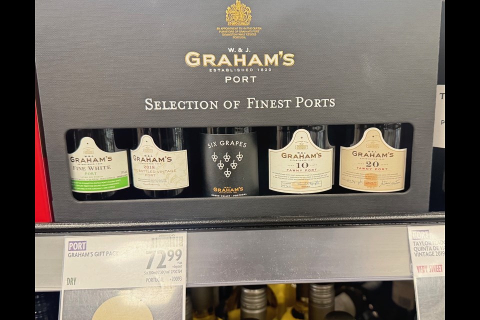 Graham's gift pack has a nice sample of Port wines.