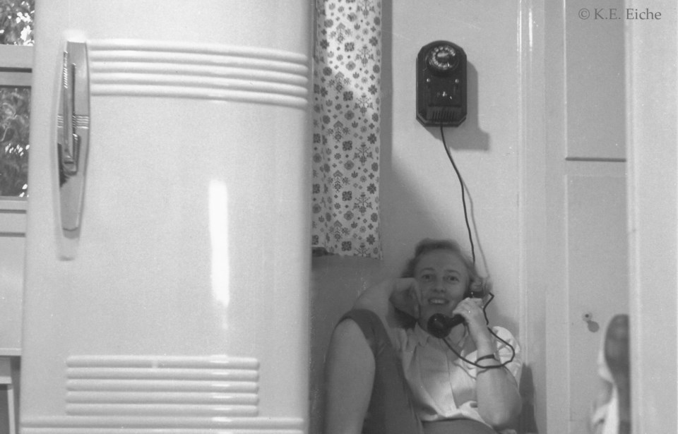 Talking on the phone