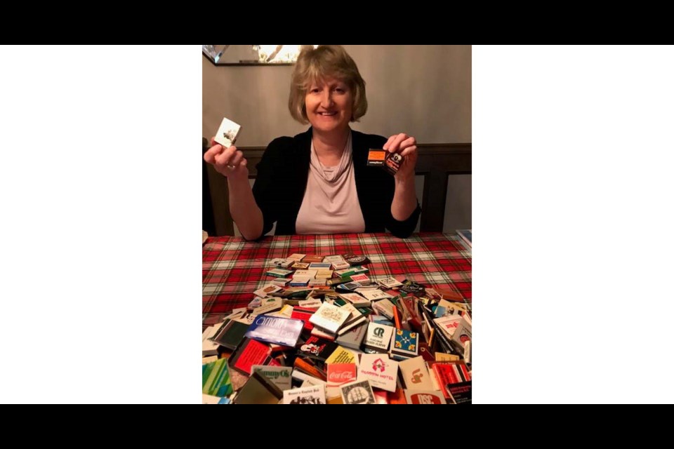 Former Richmond resident Joanne Kendrick has found a box full of books of matches which are bringing baack many memories for Richmondites