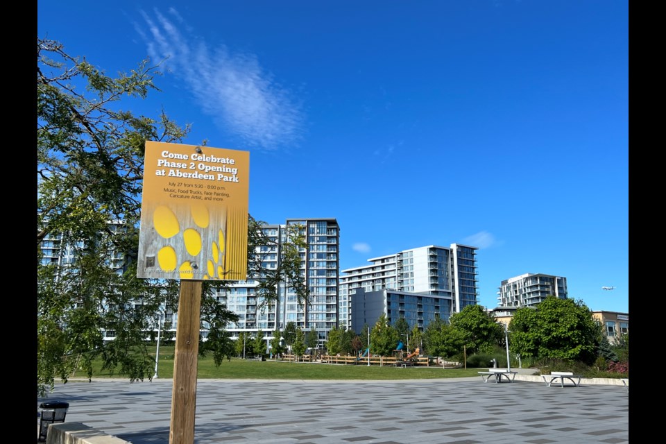 Richmondites are invited to celebrate the opening of Phase 2 of Aberdeen Neighbourhood Park.