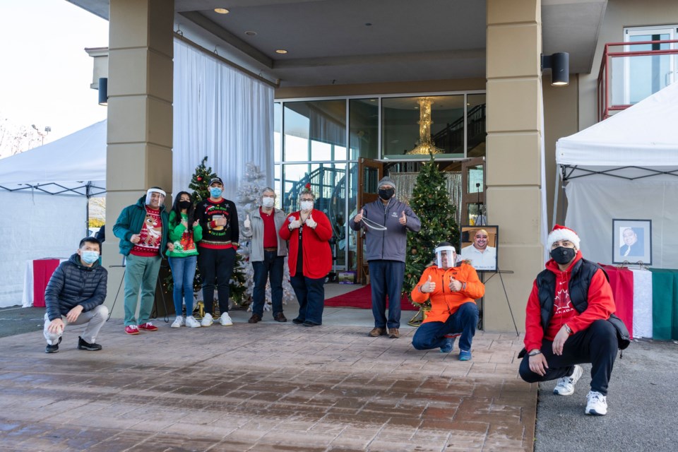 Volunteers at the 2020 Victor Ghirra Toy Drive in Richmond