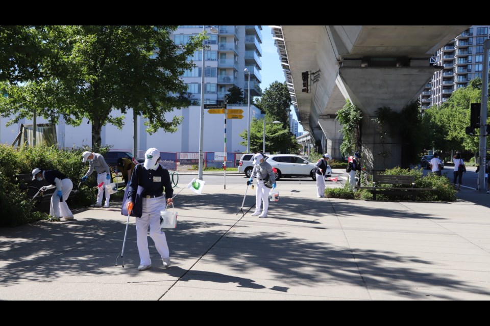 A group of Richmondites tried to celebrate Canada Day by cleaning up the neighborhood. 