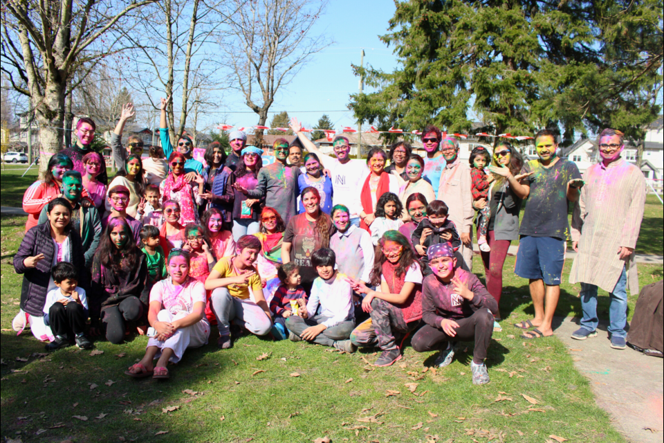 Community members gathered at South Arm Park for a colourful celebration.