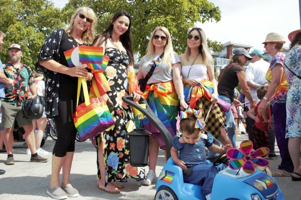 The first Richmond Pride Walk was held in 2023. This year it takes place in Steveston on Saturday, July 26, 2025. 