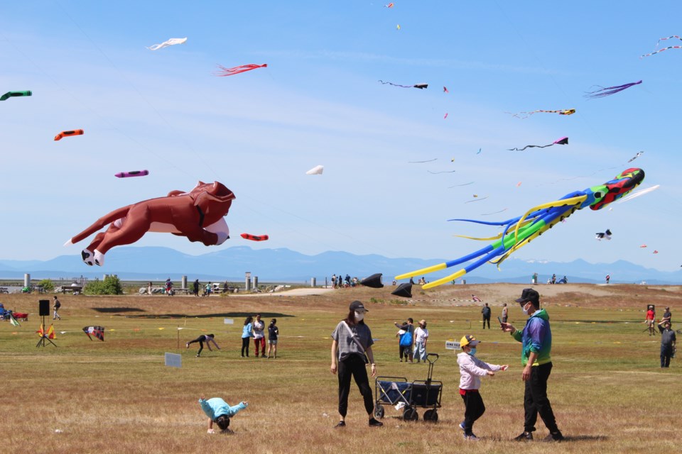 The Pacific Rim Kite Festival is being held at Garry Point Park this weekend.