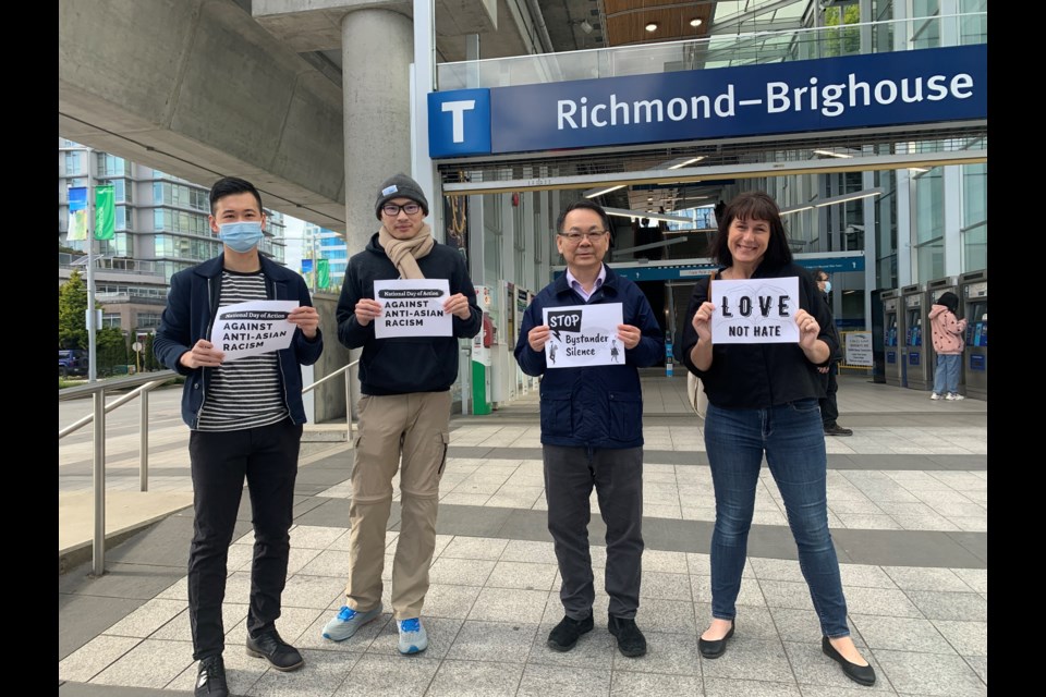 A rally is taking place in Richmond to mark the National Day of Action Against Anti-Asian Racism on Tuesday afternoon. 