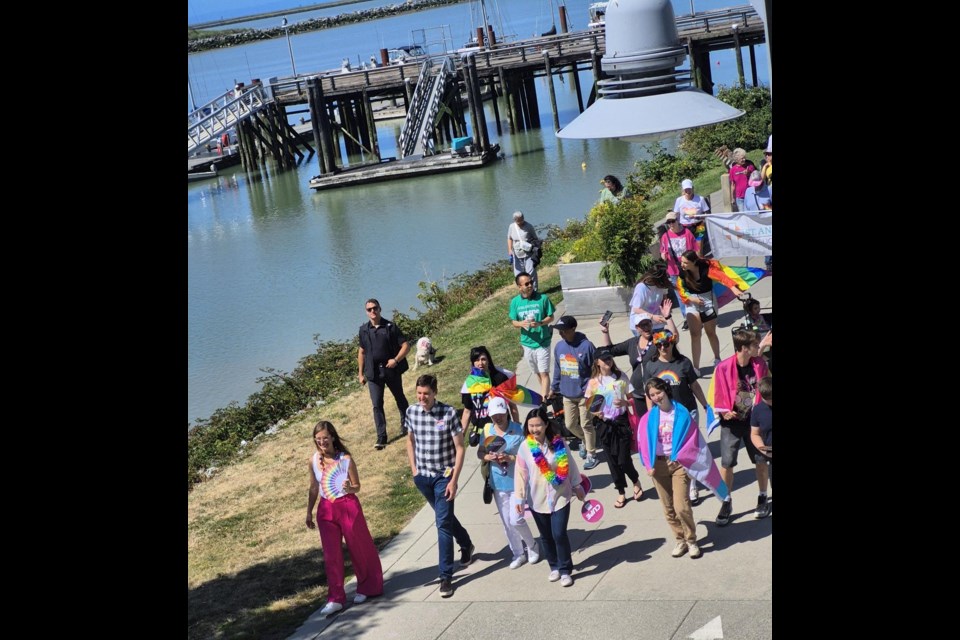 The third annual Pride Walk was held in Steveston on Saturday, July 26, 2025.