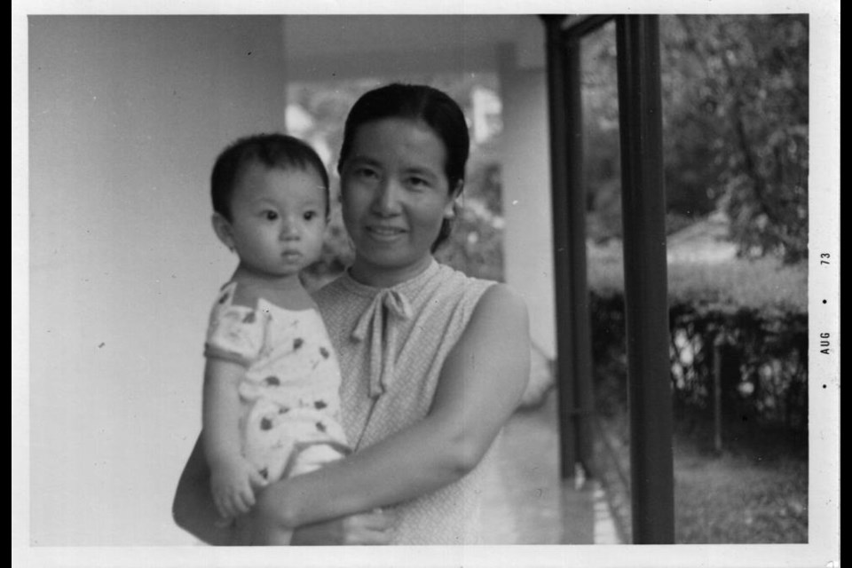 Dr. Matthew Kwok and his mom Olive.
