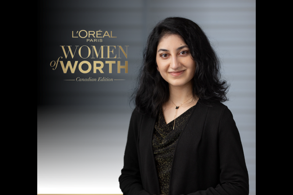 Richmondite Vedanshi Vala was named L'Oréal Paris Woman of Worth this year. 