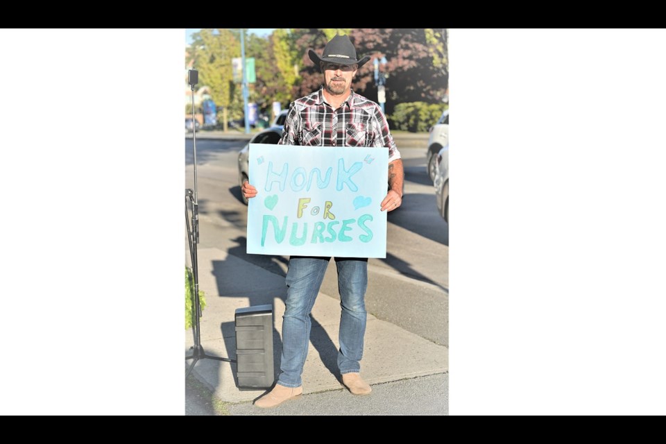 B.C. country singer Todd Richard performed an original song written to appreciate the work frontline workers have done during the COVID-19 pandemic.                                                    