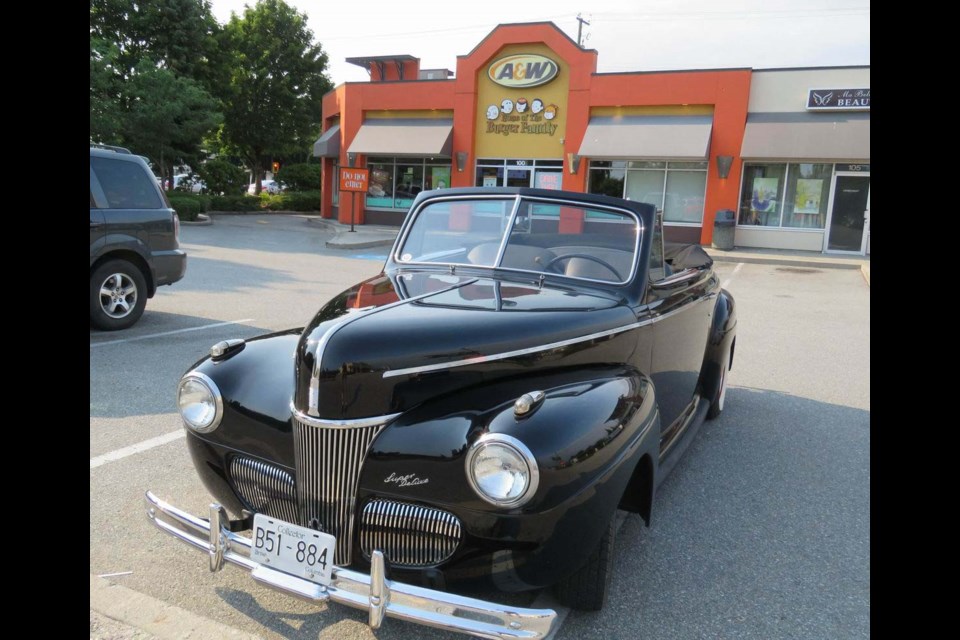 A vintage car rally was held at the A&W parking lot on Bridgeport Road last week