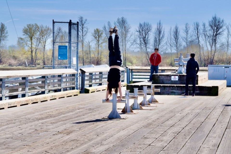Steveston boardwalk is full of sights and sounds.