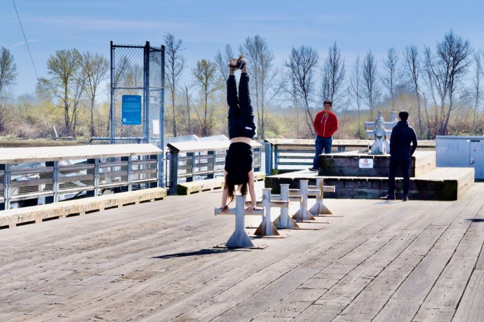 Steveston boardwalk is full of sights and sounds.