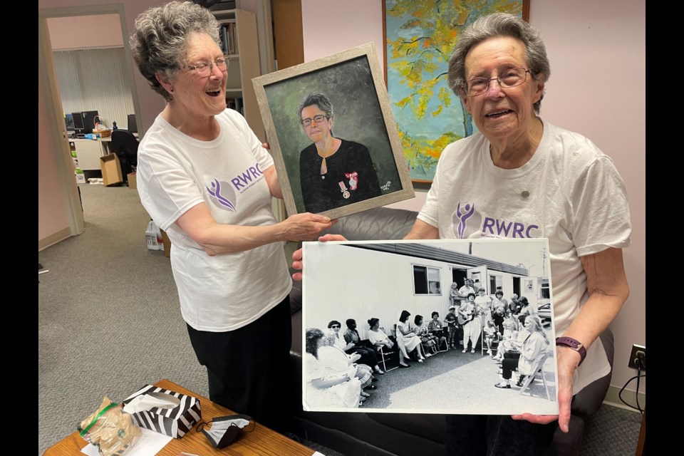 Kathy Kent and Marielle Demorest have been volunteering with the Richmond Women's Resource Centre for decades.