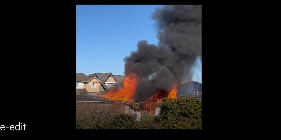 This was the scene at Quilchena Golf and Country Club in west Richmond on Thursday afternoon