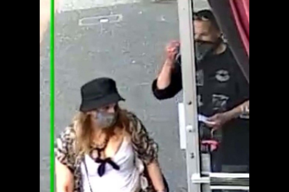 This couple are suspected to have committed a distraction theft at a Steveston store recently