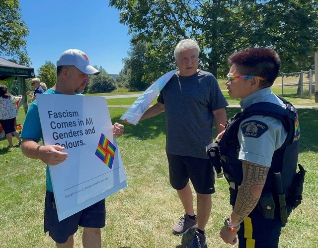 Anti-gay protesters marred a Pride event in Hamilton, Richmond