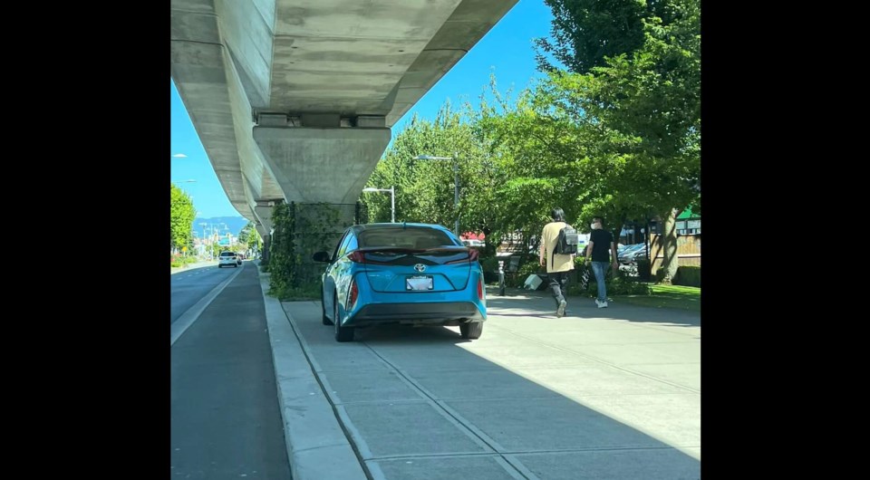 Richmond parking sidewalk