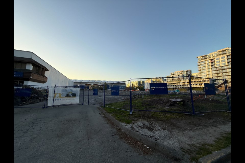 Demolition begins for the Landa development on Elmbridge Way in Richmond.