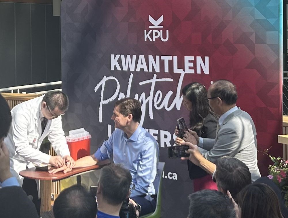 David Eby unveils KPU’s traditional chinese medicine program