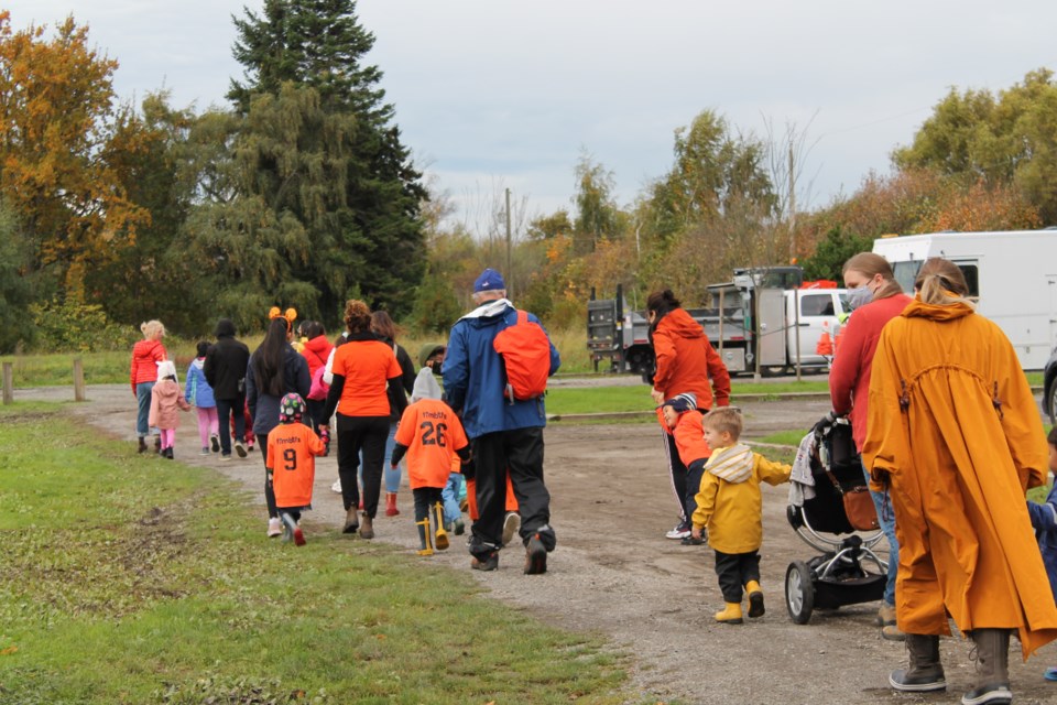 Terra Nova Nature School participated in the Walk for Wenjack event on Oct. 21.