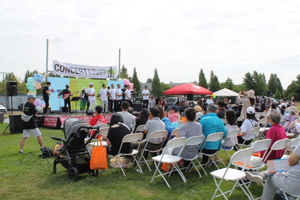 Richmond's King George Park was filled with municipal candidates, music, booths and people on Sunday.