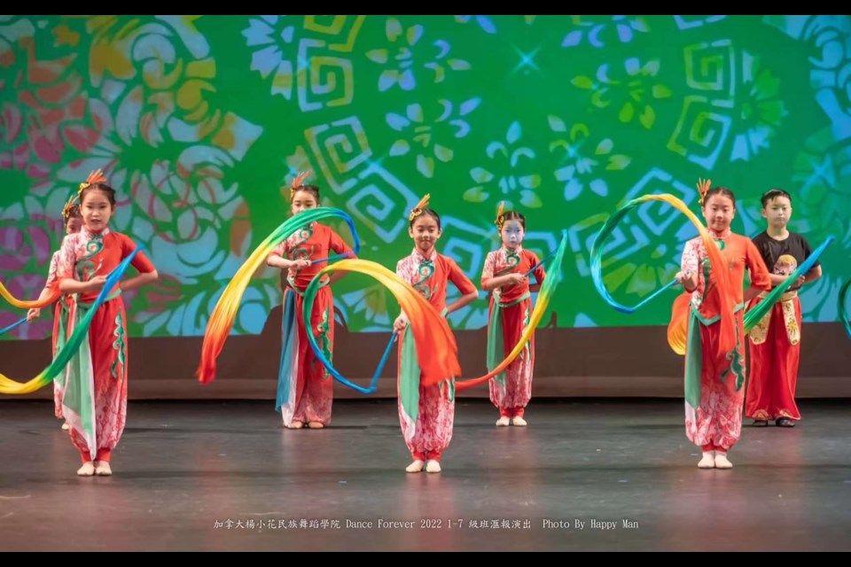 Traditional Chinese and folk dances.