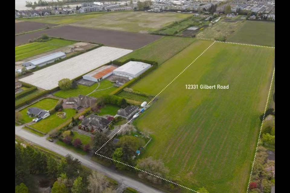 This farm at 12331 Gilbert Rd. is listed for sale at $4.9 million.