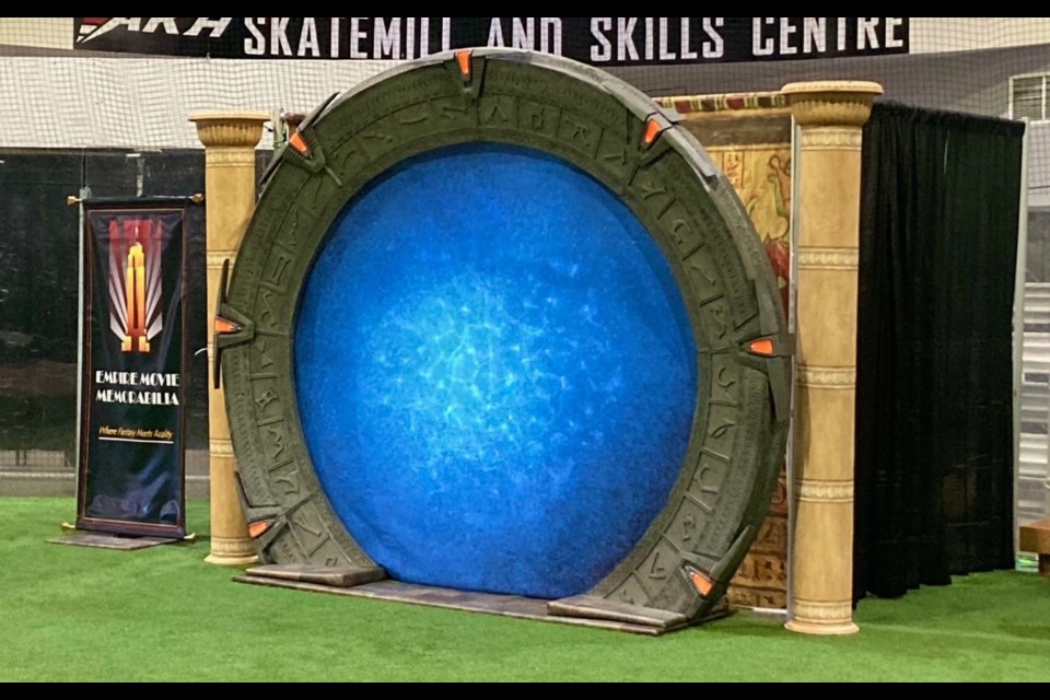 The working Stargate constructed by Empire Movie Memorabilia
