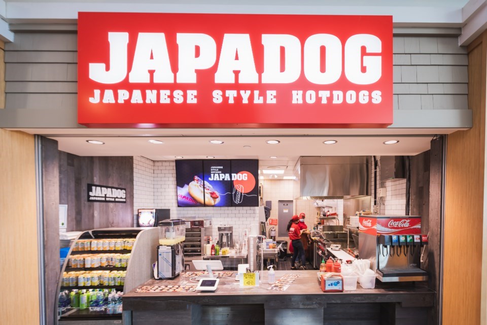 Japadog is giving out 300 free hot dogs at the 鶹ýӳInternational Airport location. 