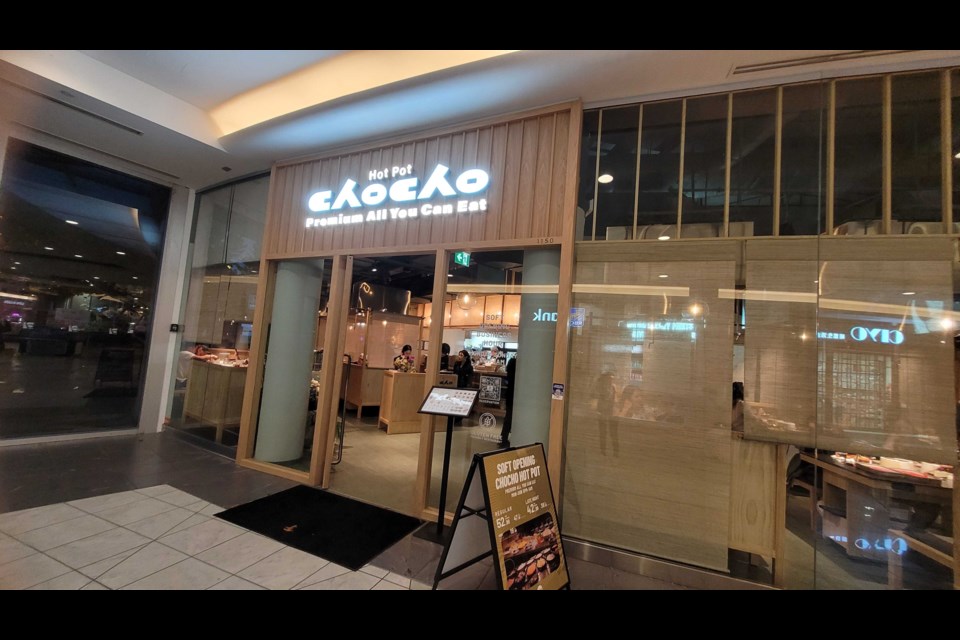 ChoCho Hot Pot has opened inside Richmond's Aberdeen Centre