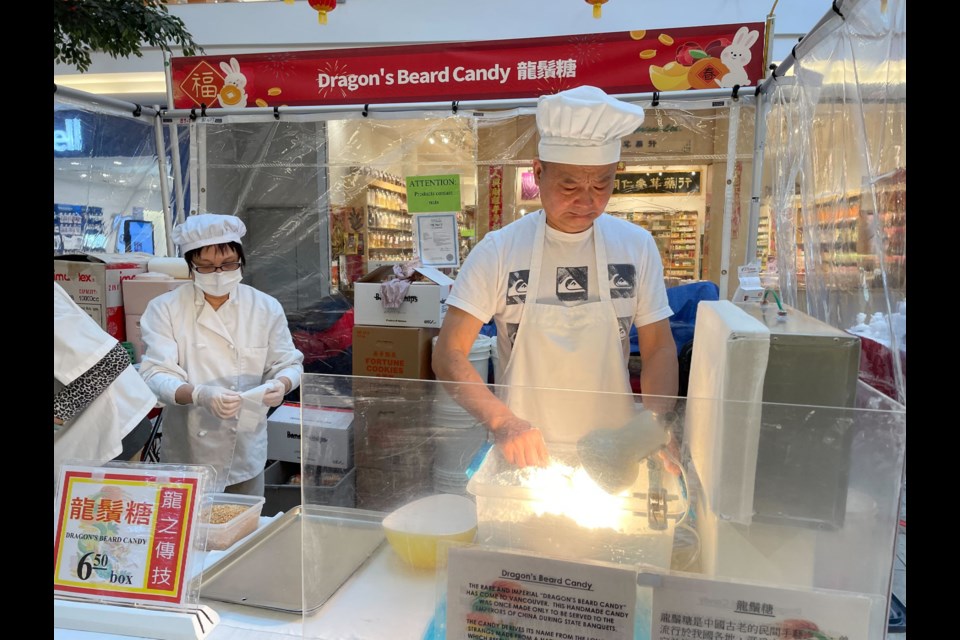 Check out this traditional Lunar New Year treat at Aberdeen Centre's flower market.