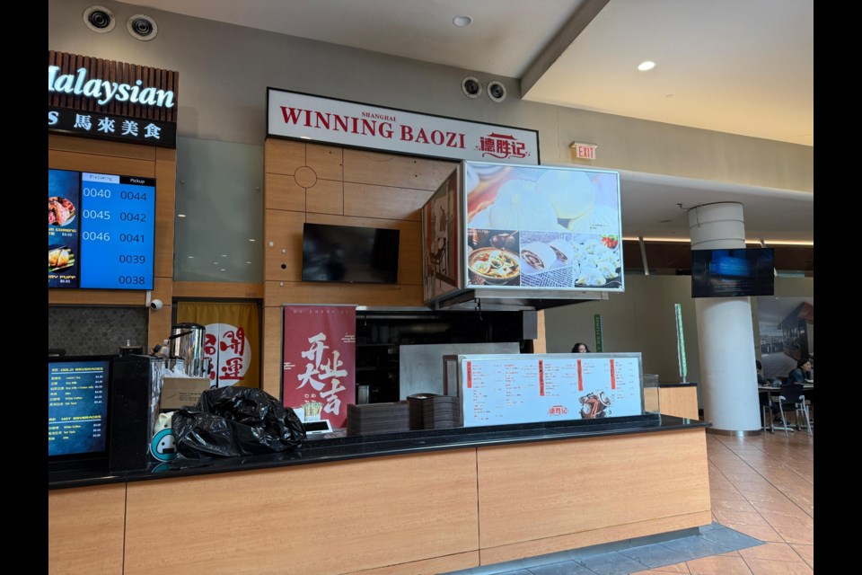 New food stall Shanghai Winning Baozi is getting ready to open inside Richmond's Aberdeen Centre.