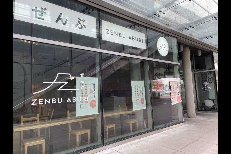 Richmond's Zenbu Aburi restaurant opens at Aberdeen Square.