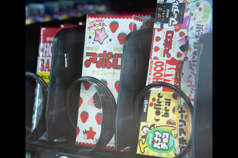 Japanese chocolates and candies are being sold at Snackyo vending machines found at several Metro Vancouver SkyTrain stations.