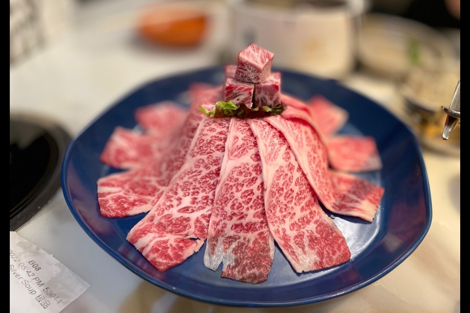 You can get high-end Wagyu beef at the Dolar Shop.