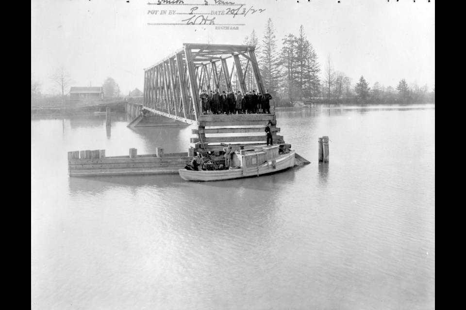 The Fraser Street Bridge was the main crossing between Richmond and Vancouver between 1894 and 1974