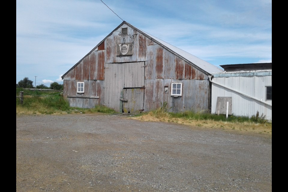 The current barn on Bordeleau's former property will be removed soon.