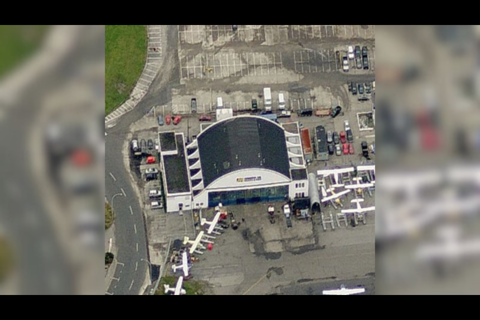The Harbour Air Hangar, also known as Building T-018, is a federal heritage building at YVR.