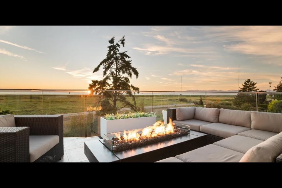 This dream home on the West Dyke Trail boasts 180-degree west-facing, elevated views