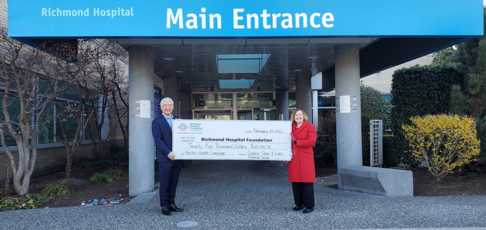 CCL Financial Cheque Presentation at Richmond Hospital