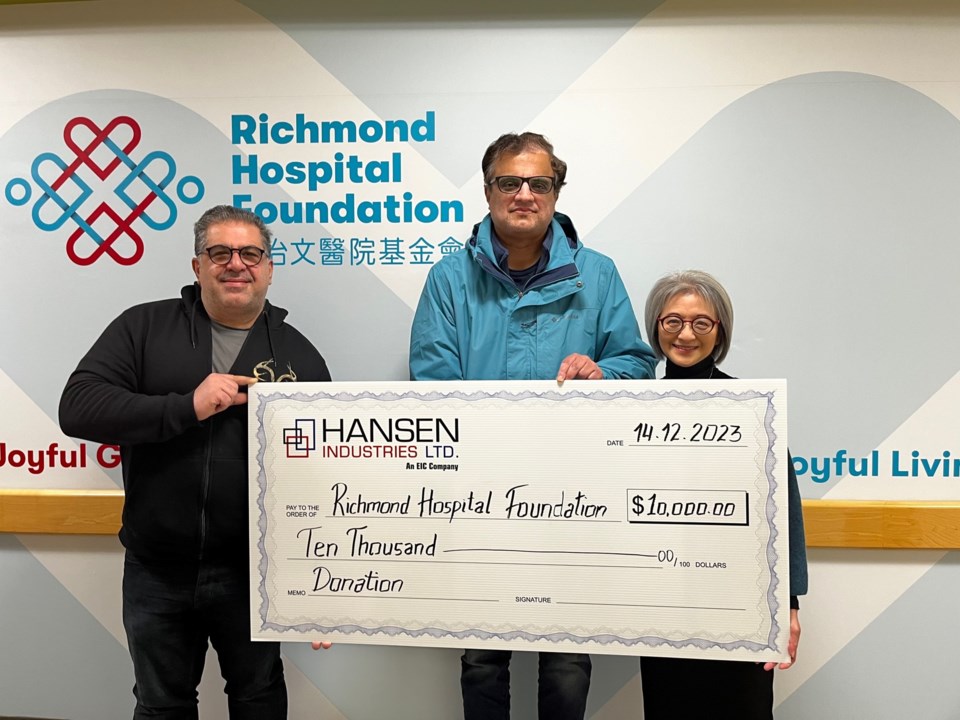 hansen-industries-richmond-hospital-foundation-donation