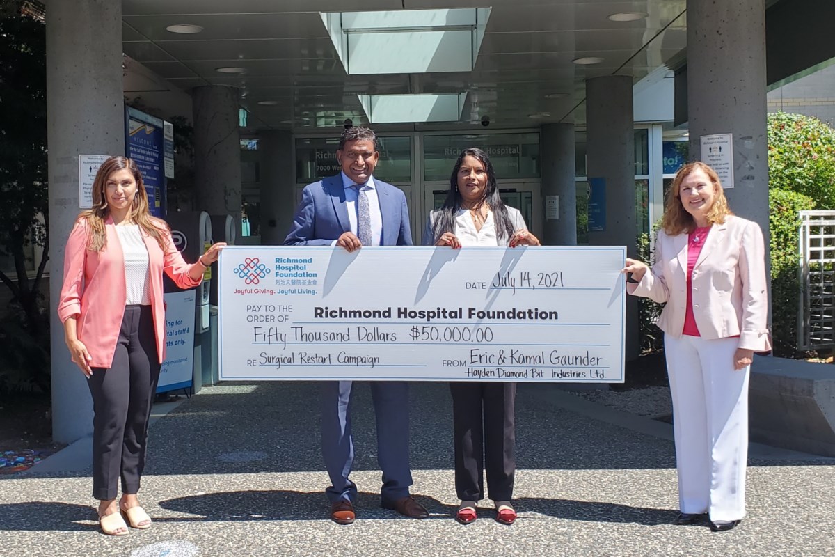 Kudos Richmond Hospital receives 50,000 from local