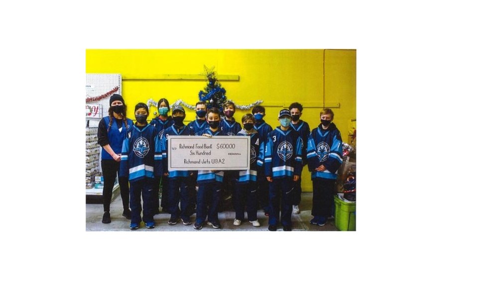 Richmond Jets Hockey donation