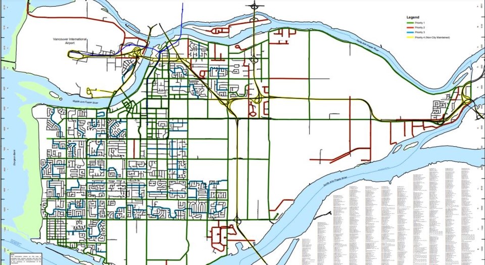 Richmond Snow Removal Map