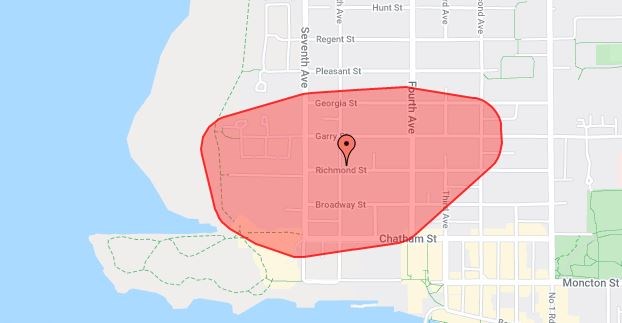 Steveston outage