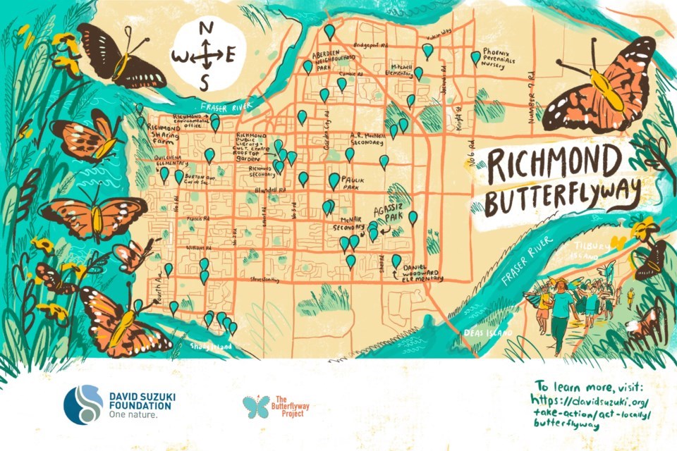 Richmond's Butterflyway was launched in 2019