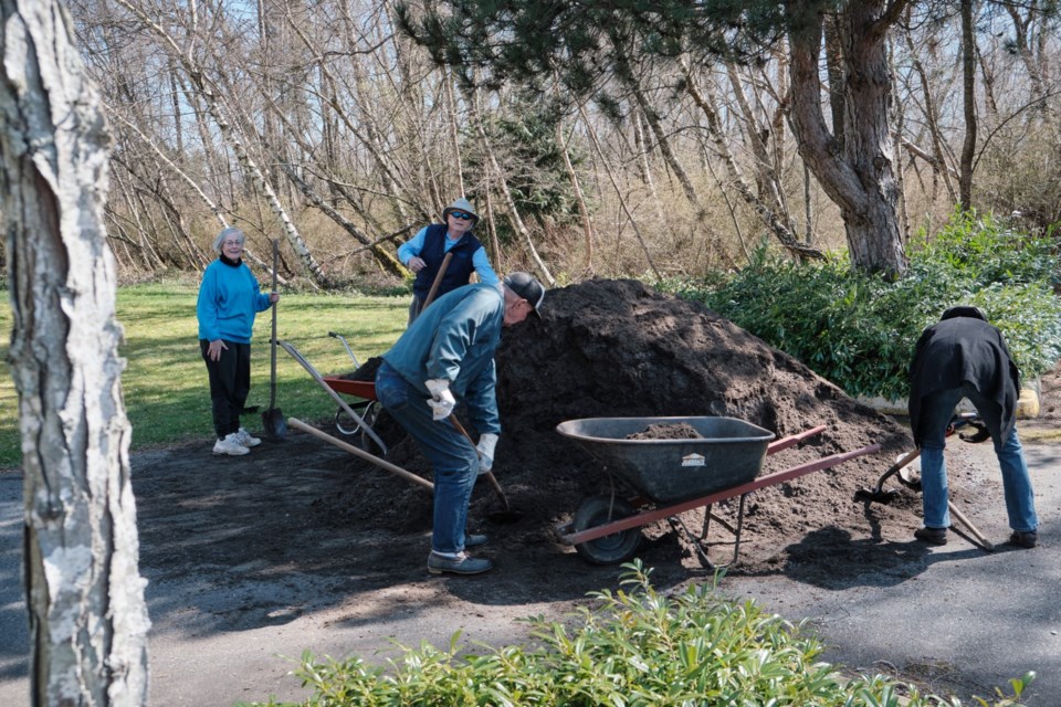 Our Saviour Lutheran church members planted their pollinator garden last week