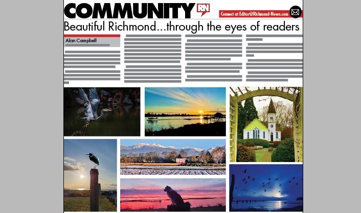 Since the start of 2021, the Richmond News has been asking its readers to show us the beauty of our city before our eyes. Here are some of the best of what they've sent us so far. To see them in print, pick up a copy of the news at one of these locations: https://assets2.glaciermedia.ca//gmg/rmd/newspaperboxlocations/TEMPPICKUP LOCATIONS-COVID19.pdf?utm_source=richmond news&utm_campaign=richmond news&utm_medium=referral