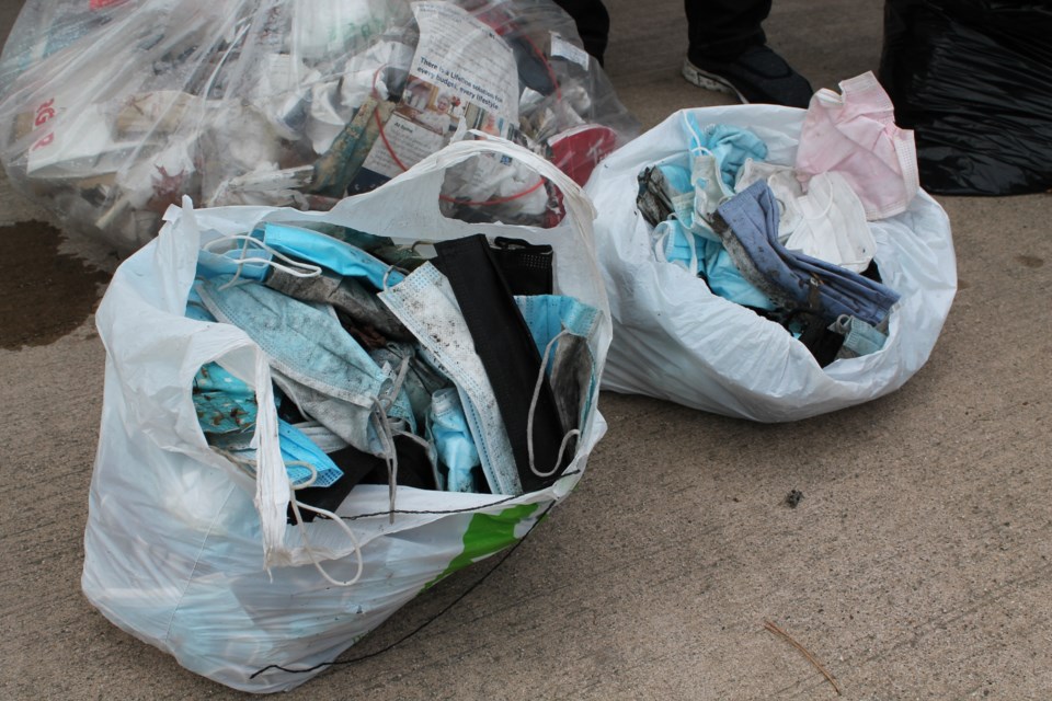 Masks and garbage